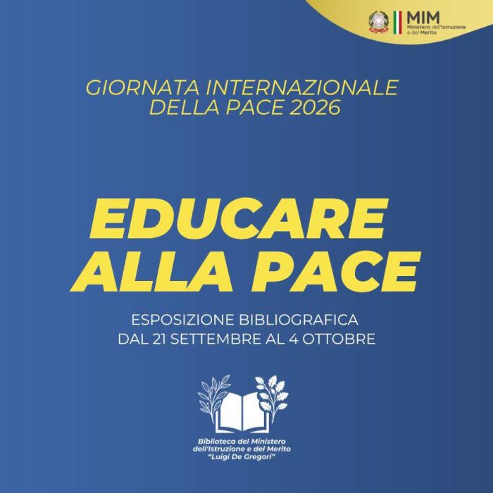 Giornata Internazionale della Pace – 20 settembre 2026!